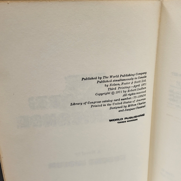 FIRST Printing | The Scarlatti Inheritance by Robert Ludlum | Vintage Book - Picture 4 of 10